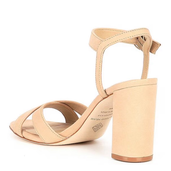 Antonio Melani Geena Nubuck Leather Ankle Strap Heels - Picture 5 of 12